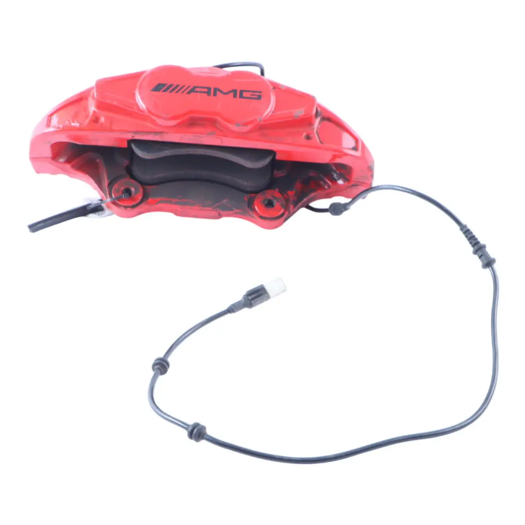Brake Caliper Mercedes W176 AMG A45 Front Right O/S Brake Brembo 4-Pot Red to with Part number A1764210898 Brake Caliper Mercedes W176 AMG A45 Front Right O/S Brake Brembo 4-Pot Red - SKU A1764210898 - Part number A1764210898