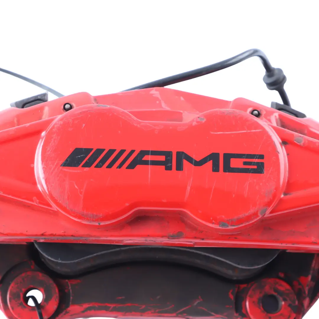 Brake Caliper Mercedes W176 AMG A45 Front Right O/S Brake Brembo 4-Pot Red to with Part number A1764210898 Brake Caliper Mercedes W176 AMG A45 Front Right O/S Brake Brembo 4-Pot Red - SKU A1764210898 - Part number A1764210898