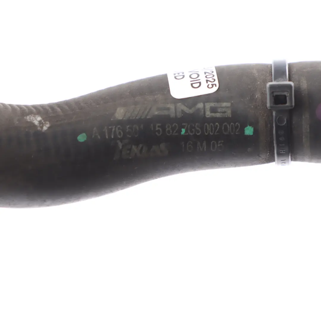 M133 Petrol Engine Water Coolant Hose Pipe to Mercedes W176 C117 X156 with Part number A1765011582 Mercedes W176 C117 X156 M133 Petrol Engine Water Coolant Hose Pipe - SKU A1765011582 - Part number A1765011582