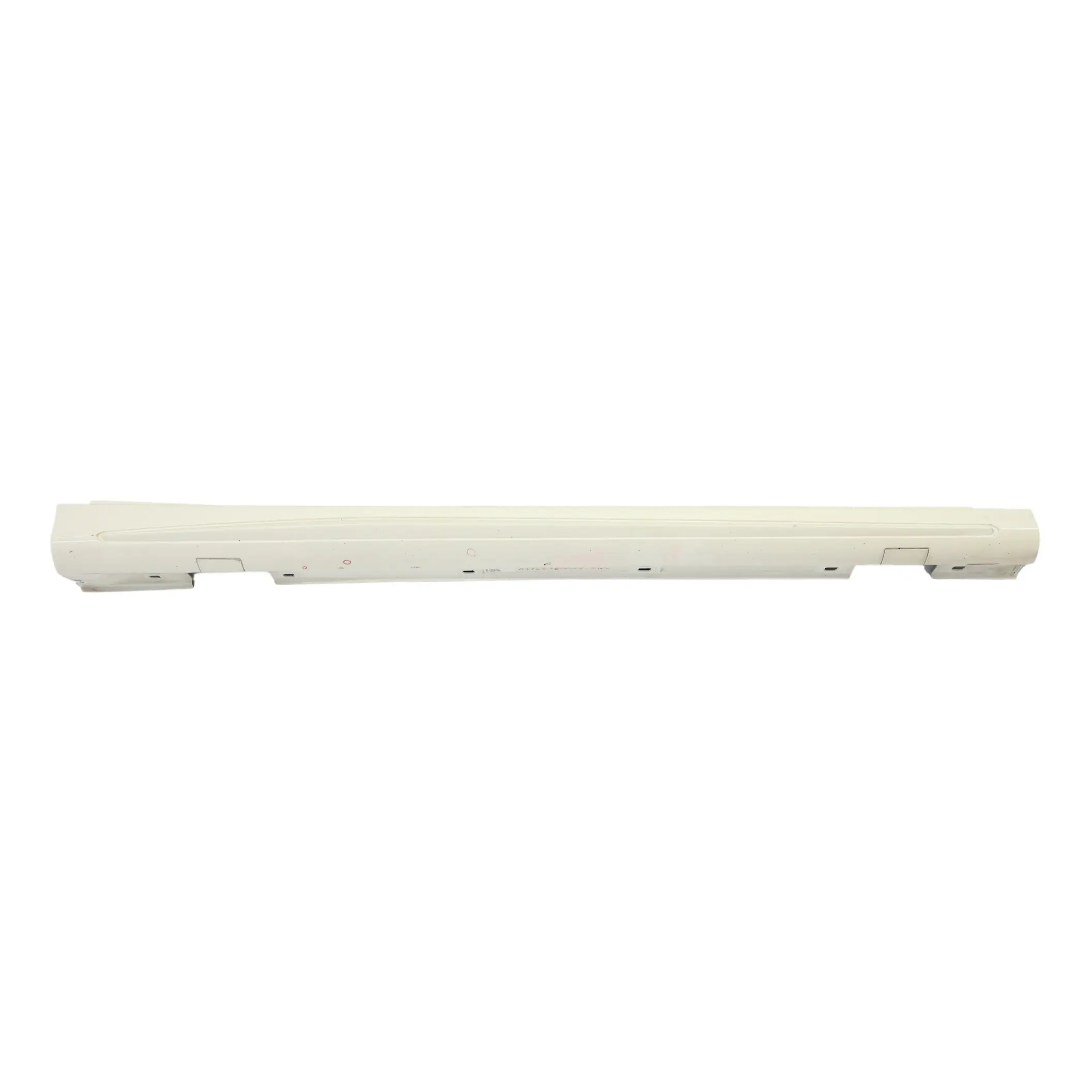 Cache Latérale Mercedes W176 AMG Seuil De Porte Gauche W246 Calcite White - 650