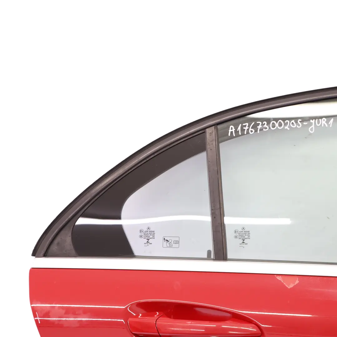 Mercedes W176 Door Rear Right O/S A-Class Jupiter Red - 589 - SKU A1767300205-JUR1 - Part number A1767300205