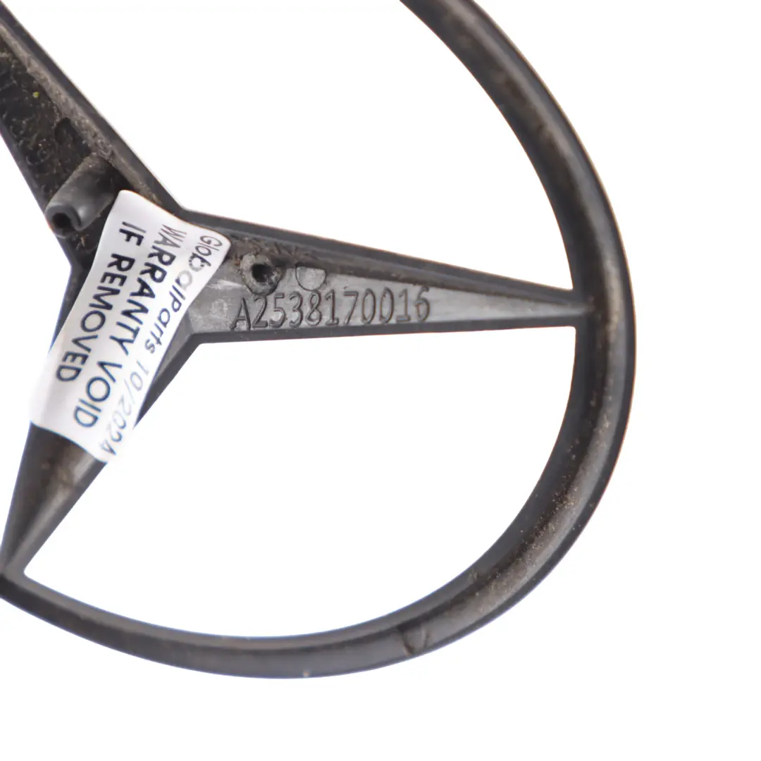 Boot Trunk Lid Star Emblem Logo Badge Black to Mercedes W176 Rear with Part number A1768170016 Mercedes W176 Rear Boot Trunk Lid Star Emblem Logo Badge Black - SKU A1768170016-2 - Part number A1768170016