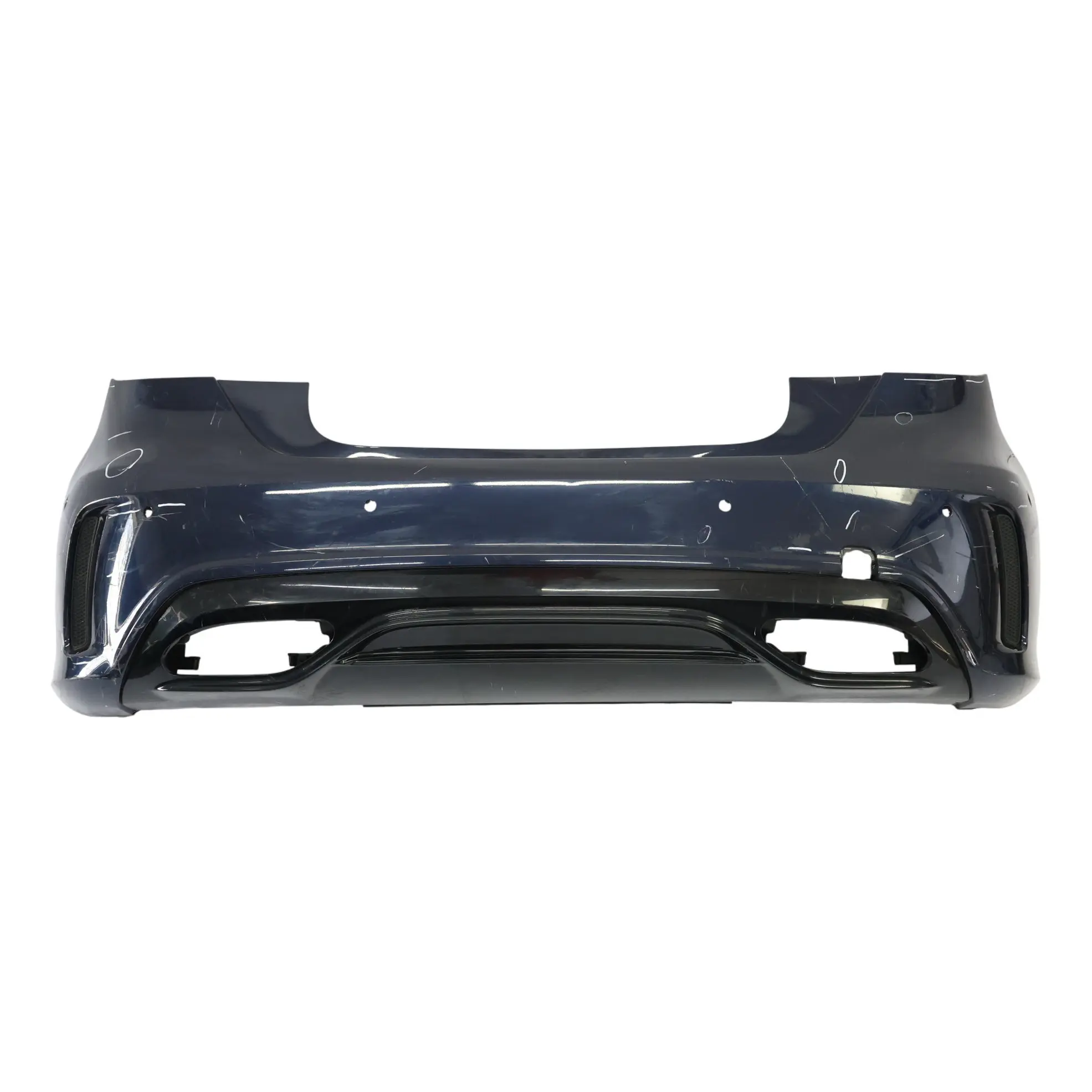 Rear Bumper Mercedes W176 Trim Panel Cover AMG Cavansite Blue Metallic - 890