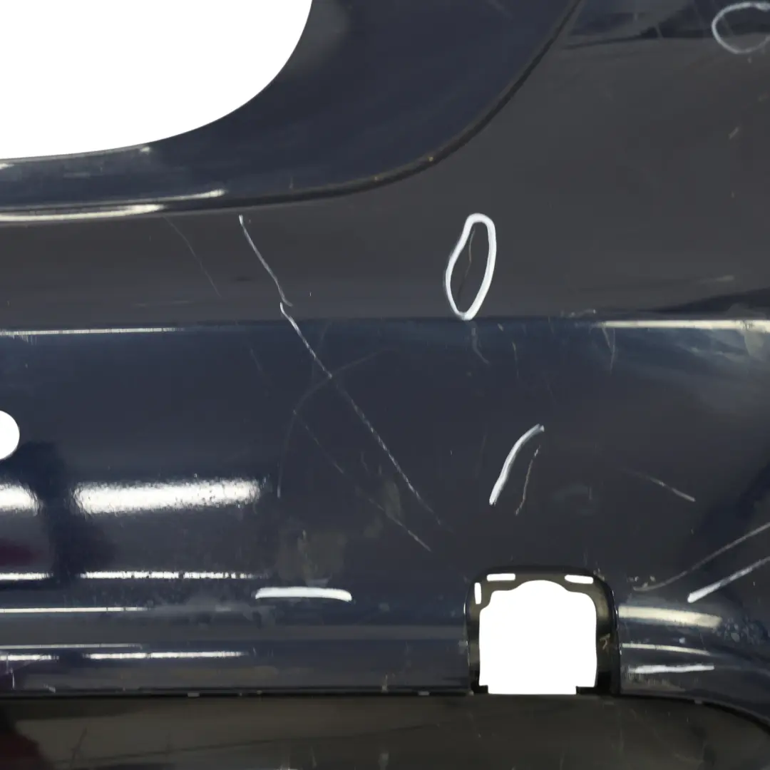 Bumper Mercedes W176 Trim Panel Cover AMG Cavansite Blue Metallic - 890 to Rear with Part number A1768800001 Rear Bumper Mercedes W176 Trim Panel Cover AMG Cavansite Blue Metallic - 890 - SKU A1768800001-CVB - Part number A1768800001