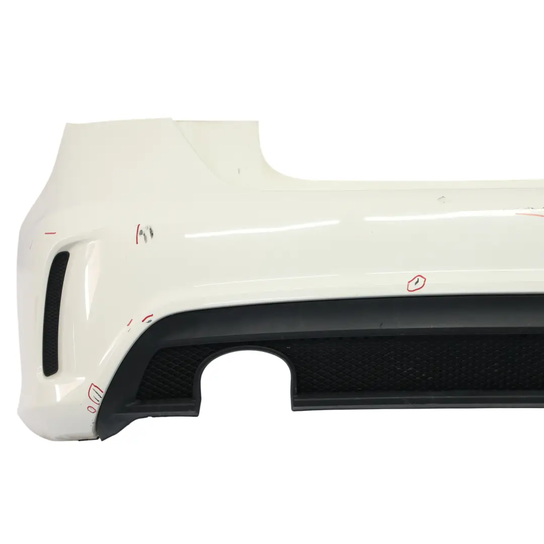 Zderzak Tylny AMG Panel Tylny Calcite White Biały - 650 do Mercedes W176 o numerze A1768805740 Mercedes W176 Zderzak Tylny AMG Panel Tylny Calcite White Biały - 650 - SKU A1768805740-CW1 - Numer Części A1768805740