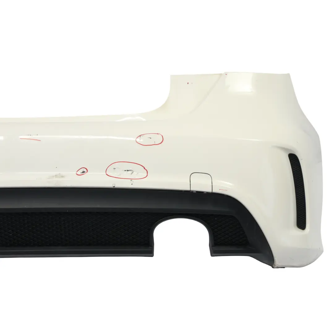 Mercedes W176 Zderzak Tylny AMG Panel Tylny Calcite White Biały - 650 - SKU A1768805740-CW1 - Numer Części A1768805740