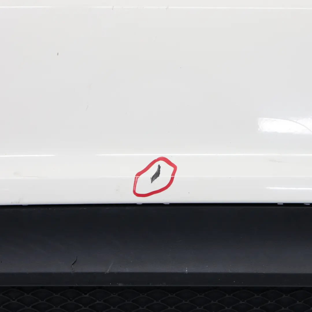 Bumper Mercedes W176 Trim Panel AMG Calcite White - 650 to Rear with Part number A1768805740 Rear Bumper Mercedes W176 Trim Panel AMG Calcite White - 650 - SKU A1768805740-CW1 - Part number A1768805740