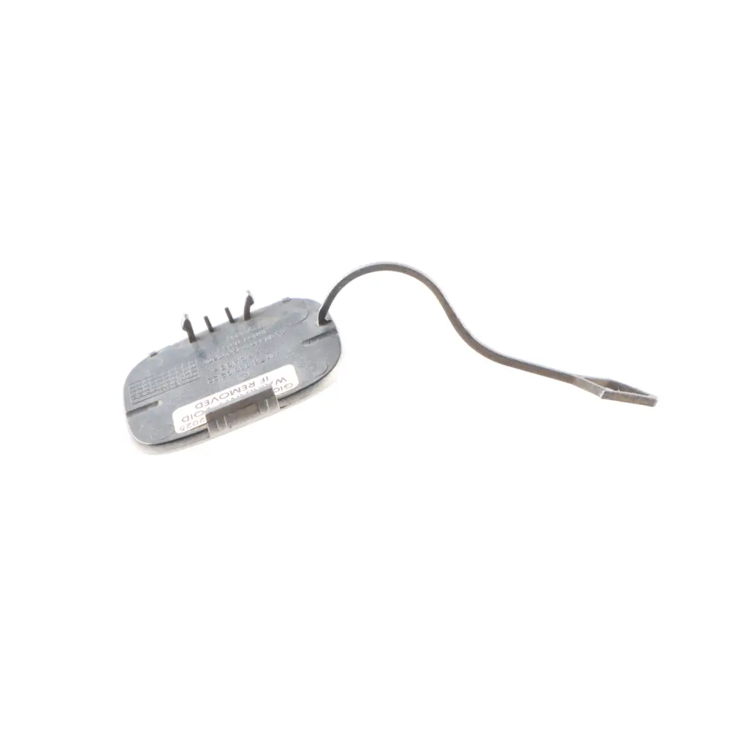 Mercedes W176 Rear Bumper Flap Towing Eye Cover Polar Silver 761 - SKU A1768850222-PLS - Part number A1768850222