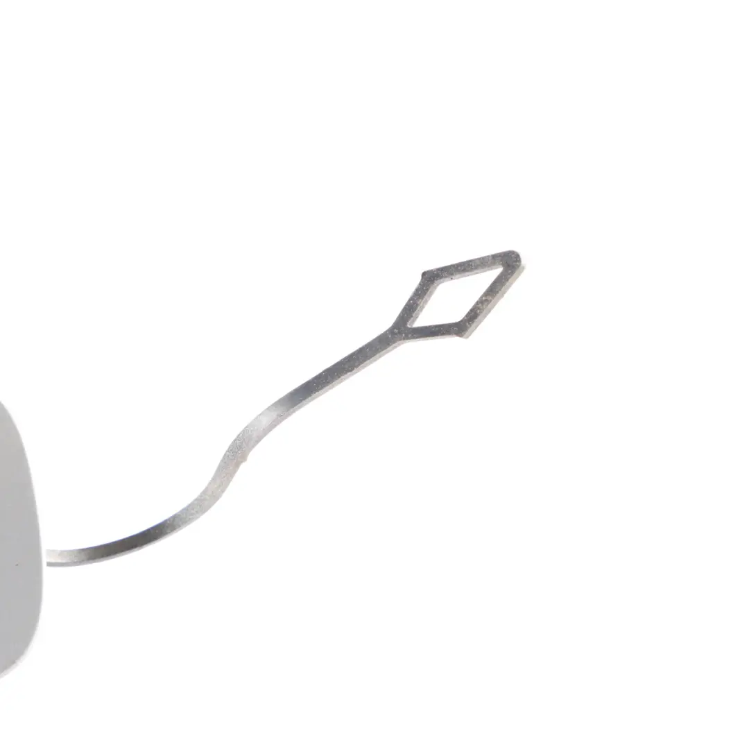 Bumper Flap Towing Eye Cover Polar Silver 761 to Mercedes W176 Rear with Part number A1768850222 Mercedes W176 Rear Bumper Flap Towing Eye Cover Polar Silver 761 - SKU A1768850222-PLS - Part number A1768850222