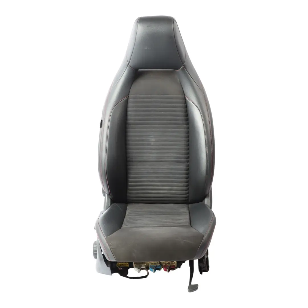 Mercedes W176 Asiento Delantero Derecho Tela Imitación Cuero Microfibra Negro - SKU A1769109201-2 - Número de pieza A1769109201