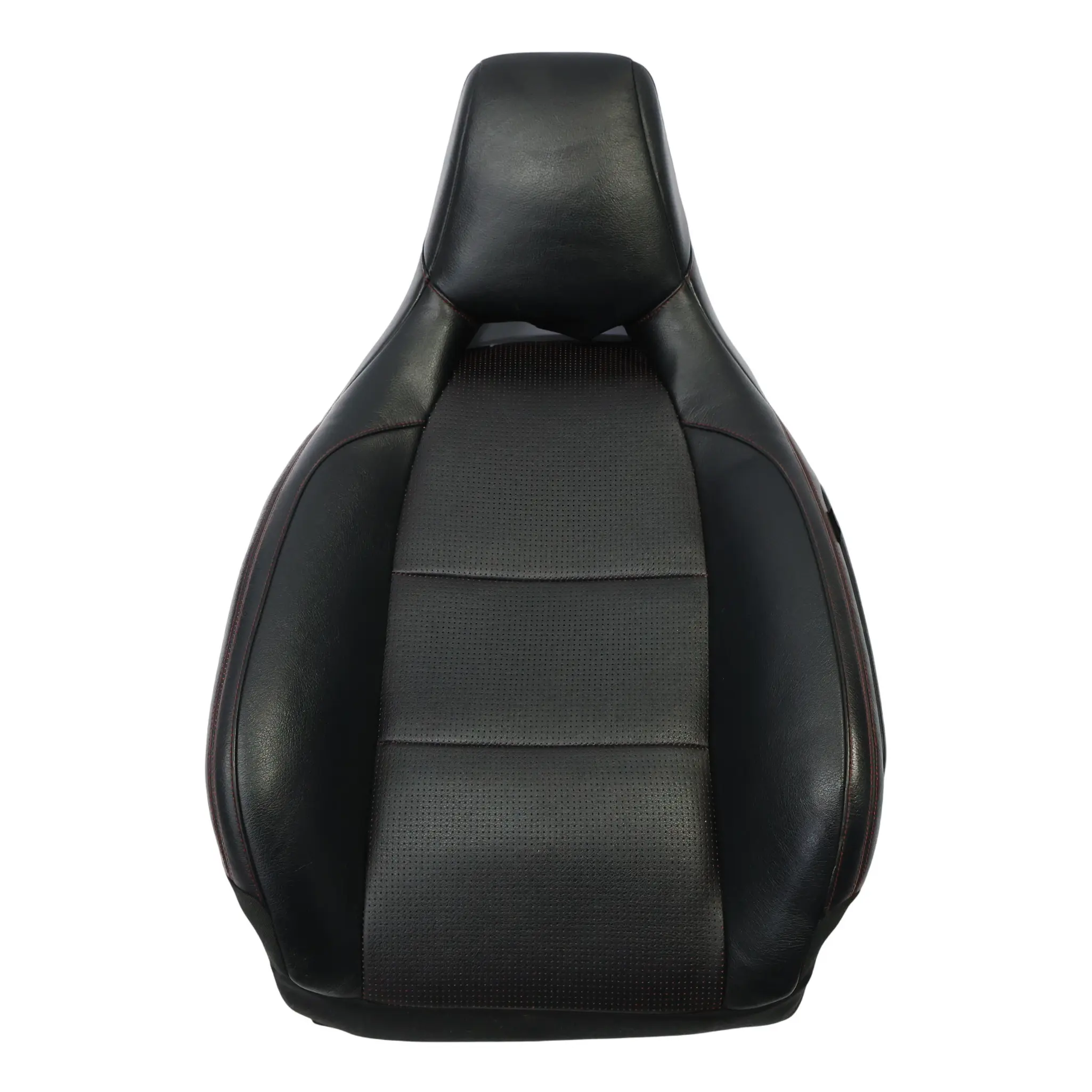 Mercedes W176 Siège Avant Gauche Chauffant Cuir Noir Microfibre Avec Rouges