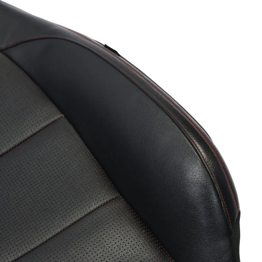 Mercedes W176 Siège Avant Gauche Chauffant Cuir Noir Microfibre Avec Rouges - SKU A1769109501 - Numéro de pièce A1769109501