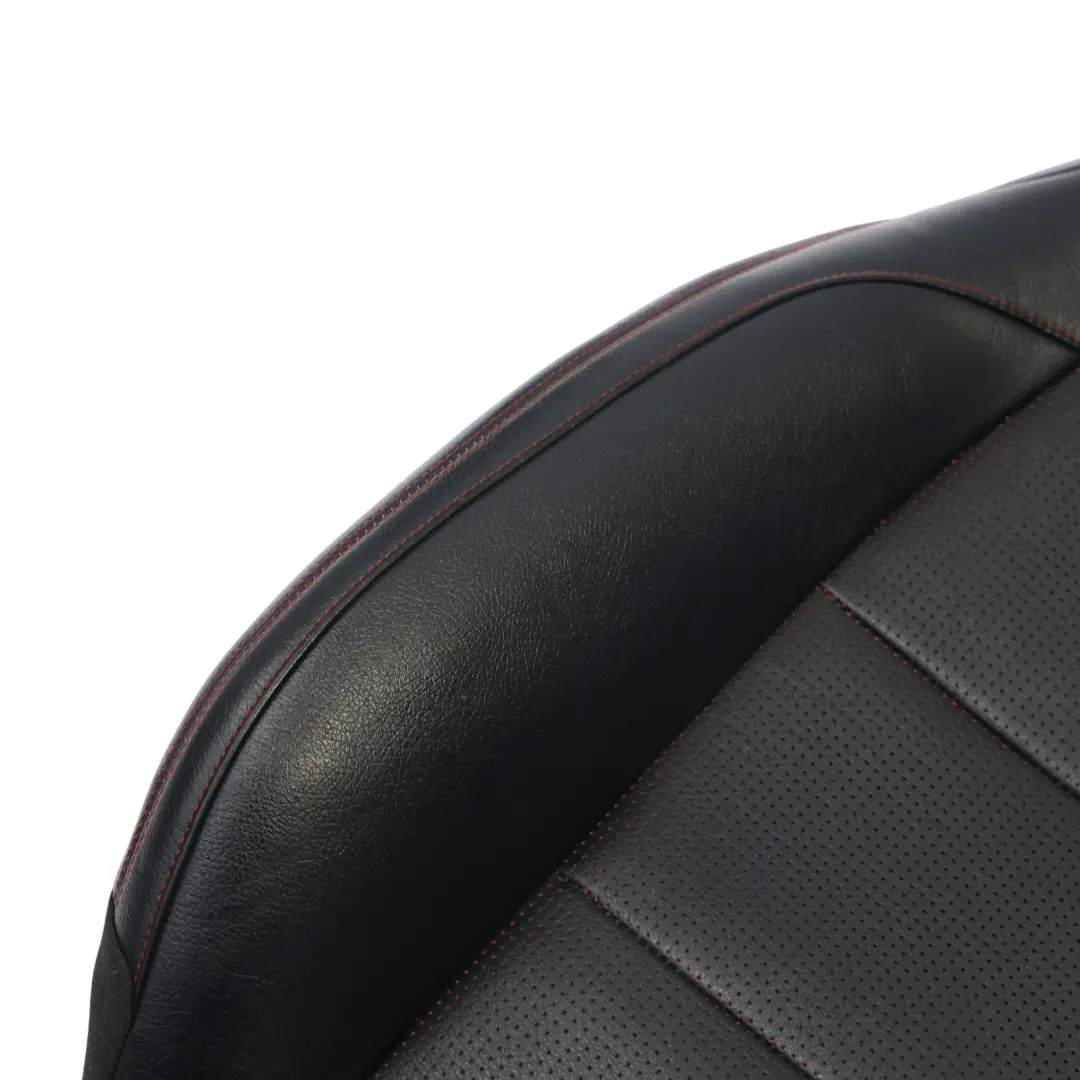 Mercedes W176 Seat Front Left N/S Heated Black Leather Microfibre Red Accent - SKU A1769109501 - Part number A1769109501