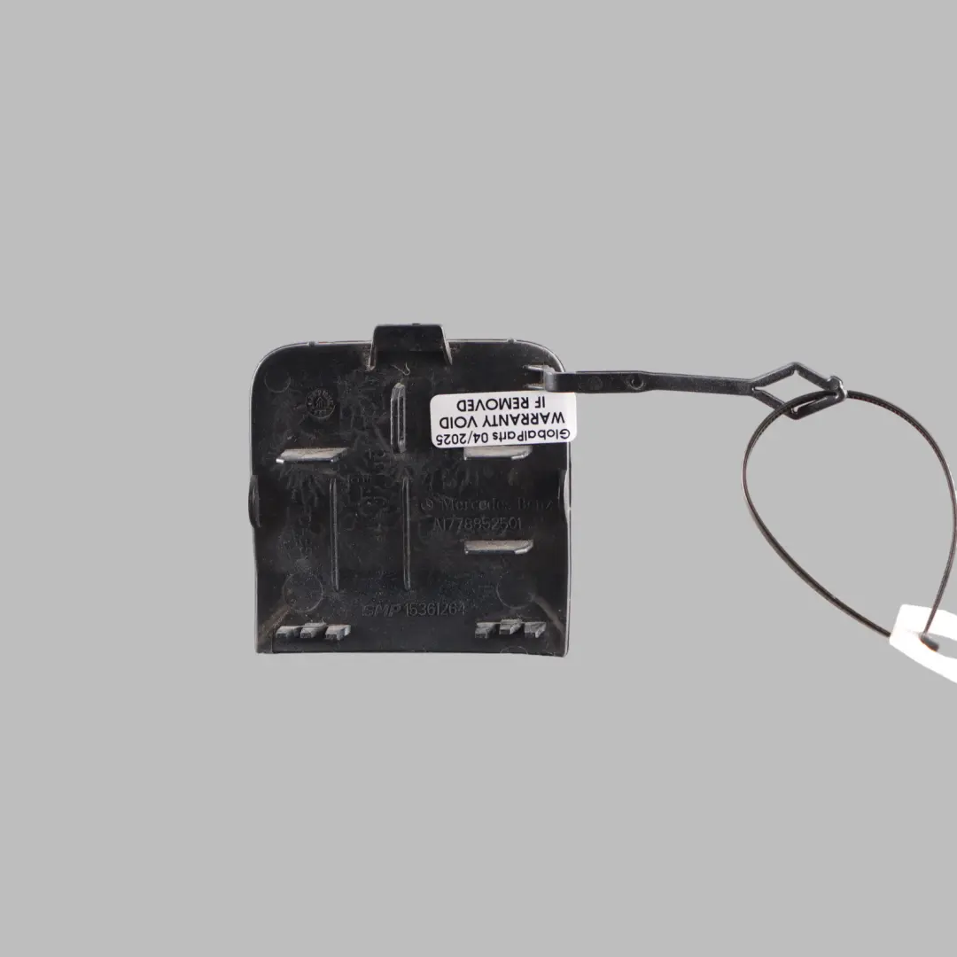 Bumper Flap Towing Eye Cover Digital White - 144 to Mercedes W177 Rear with Part number A1778852501 Mercedes W177 Rear Bumper Flap Towing Eye Cover Digital White - 144 - SKU A1778852501-DWH - Part number A1778852501