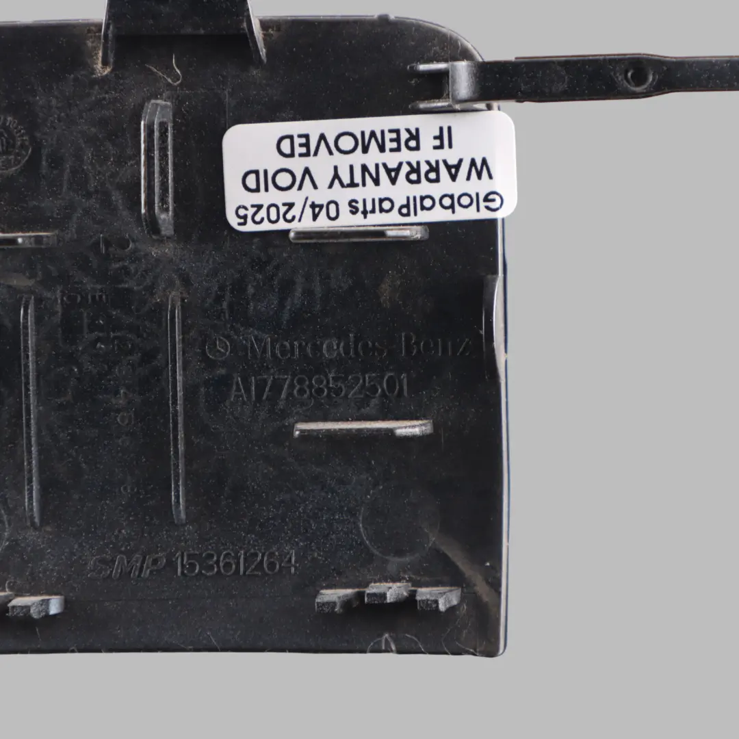 Bumper Flap Towing Eye Cover Digital White - 144 to Mercedes W177 Rear with Part number A1778852501 Mercedes W177 Rear Bumper Flap Towing Eye Cover Digital White - 144 - SKU A1778852501-DWH - Part number A1778852501