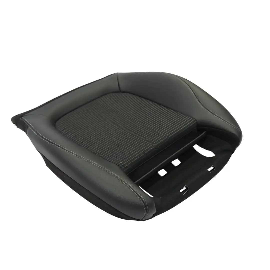 Mercedes W177 Front Seat Lower Bottom Cover Cushion Left N/S Half Leather Black - SKU A1779102303 - Part number A1779102303