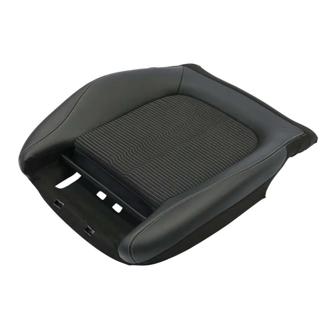 Mercedes W177 Front Seat Lower Bottom Cover Cushion Left N/S Half Leather Black - SKU A1779102303 - Part number A1779102303