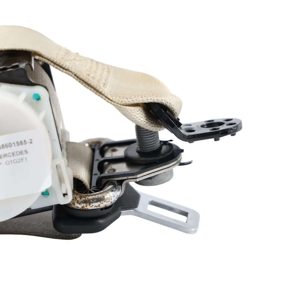 Mercedes CLK W209 Cabrio Sicher Heitsgurt Hinten Links Rechts Beige - SKU A2038601585-2 - Teilenummer A2038601585