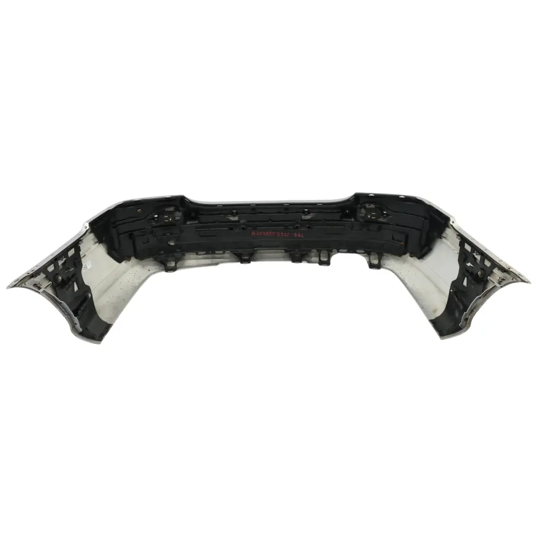 Zderzak Tylny Sport Brilliant Silver Srebrny Metalik - 744 do Mercedes W203 o numerze A2038853925 Mercedes W203 Zderzak Tylny Sport Brilliant Silver Srebrny Metalik - 744 - SKU A2038853925-BRS - Numer Części A2038853925