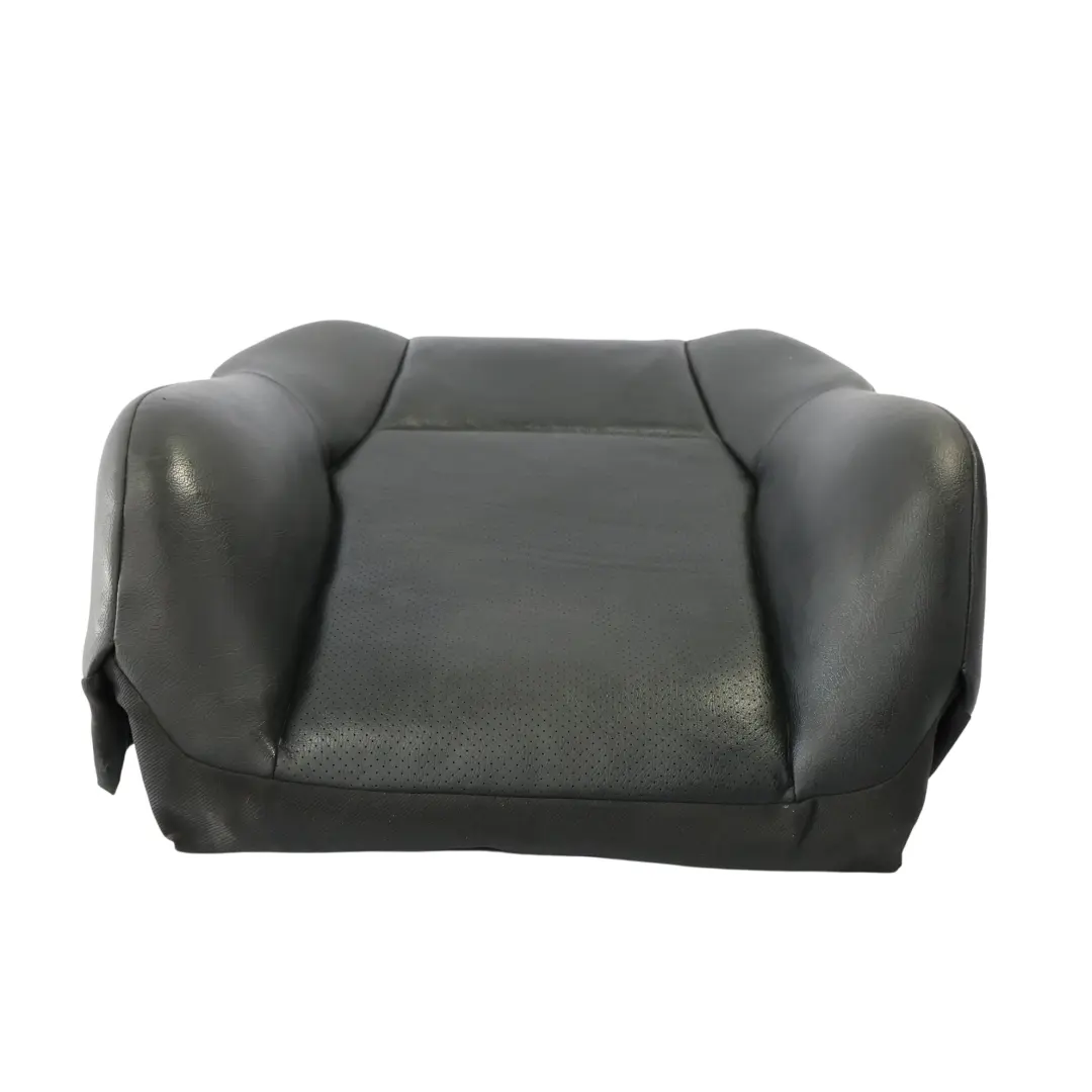 Mercedes W203 Seat Backrest Cover Front Left N/S Black Leather - SKU A2039105247 - Part number A2039105247