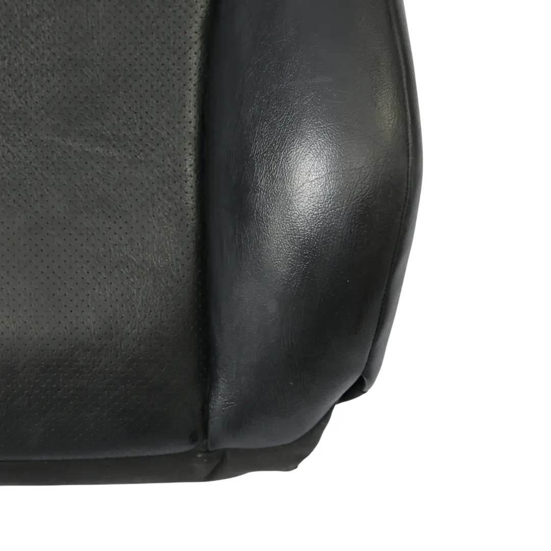 Mercedes W203 Seat Backrest Cover Front Left N/S Black Leather - SKU A2039105247 - Part number A2039105247