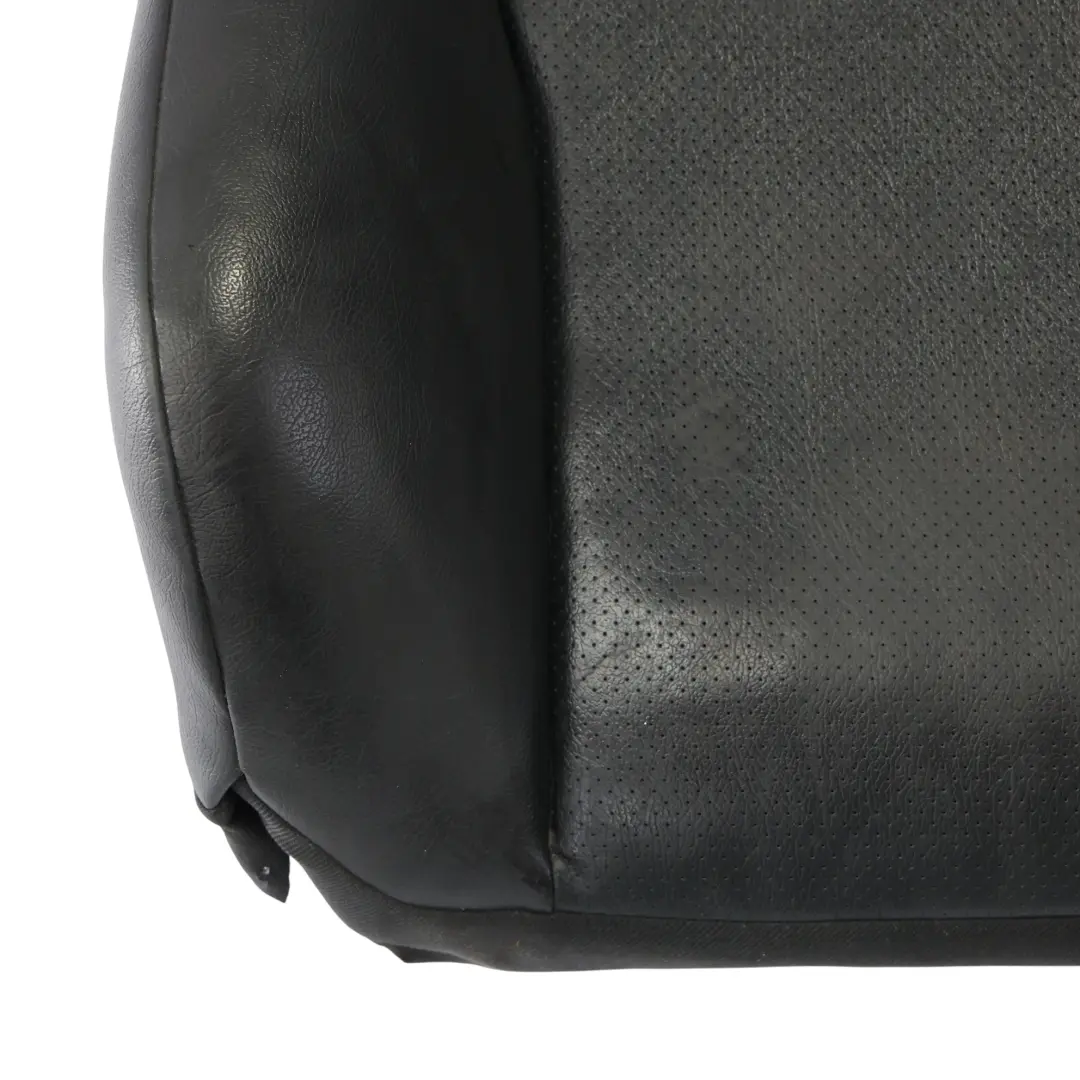 Mercedes W203 Seat Backrest Cover Front Left N/S Black Leather - SKU A2039105247 - Part number A2039105247