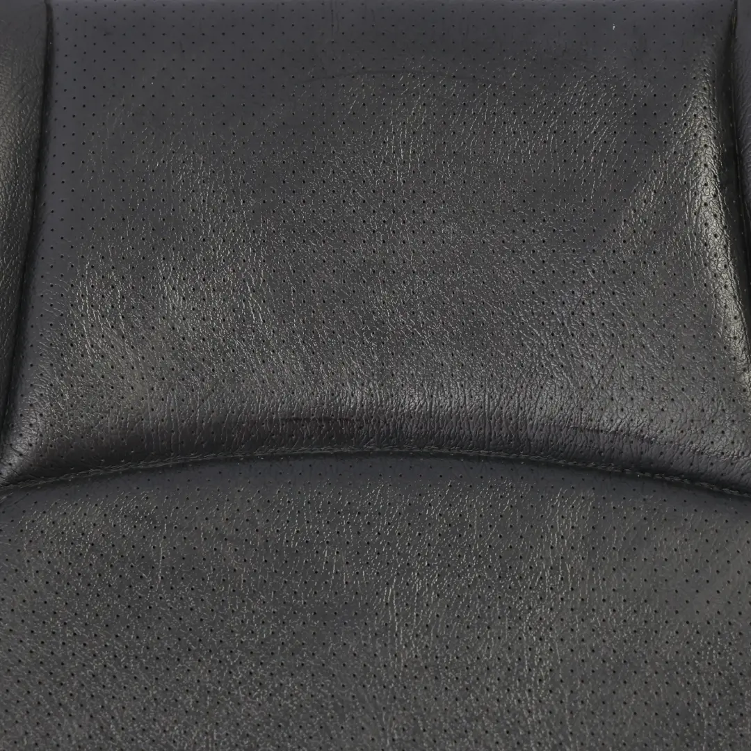Mercedes W203 Seat Backrest Cover Front Left N/S Black Leather - SKU A2039105247 - Part number A2039105247