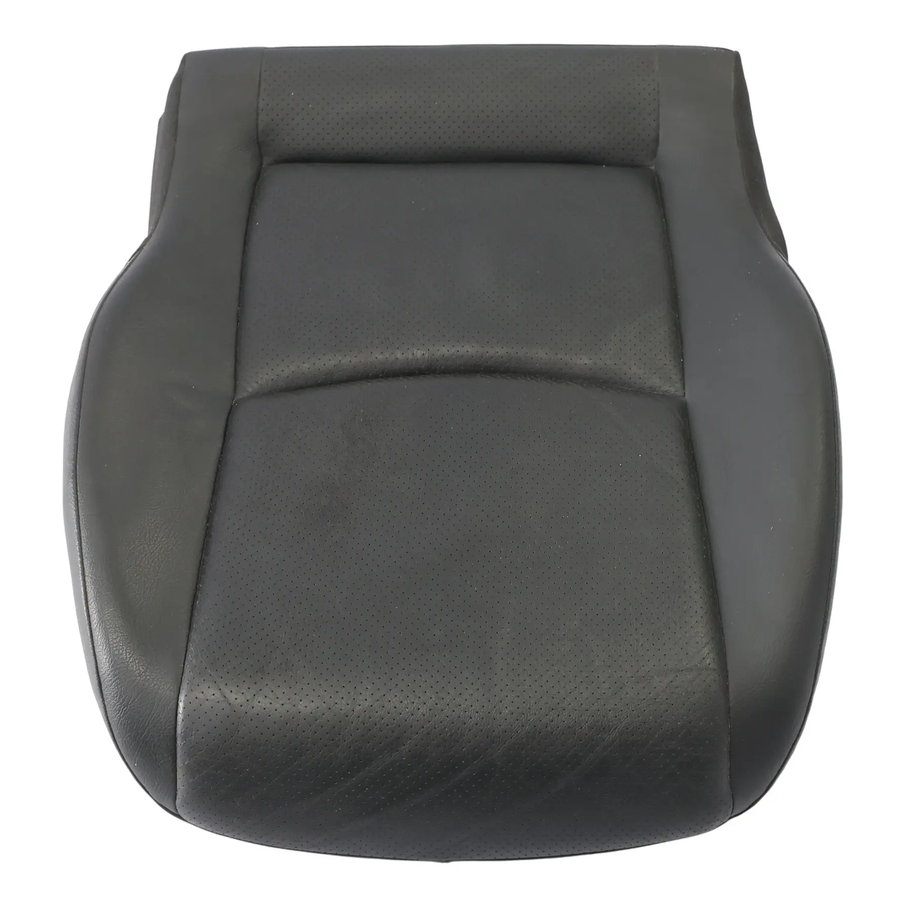 Mercedes W203 Vorderseite Untere Sitzbank Abdeckung Leder Schwarz Links