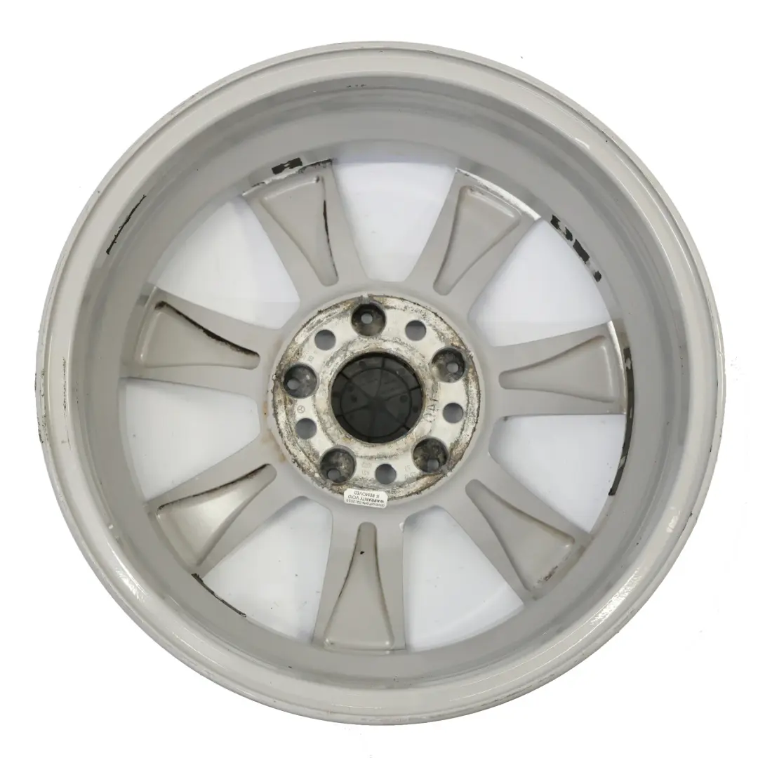 Mercedes W204 Jante alliage argentée 7 branches 16" 6J ET:39 - SKU A2044011002-2 - Numéro de pièce A2044011002