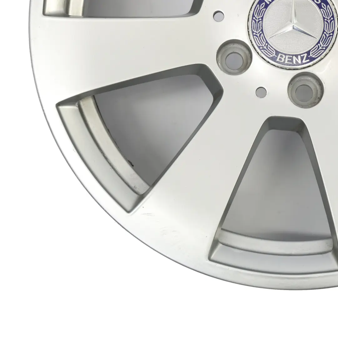Mercedes W204 Silver Alloy Wheel Rim 7 Spoke 16" 6J ET:39 - SKU A2044011002-2 - Part number A2044011002