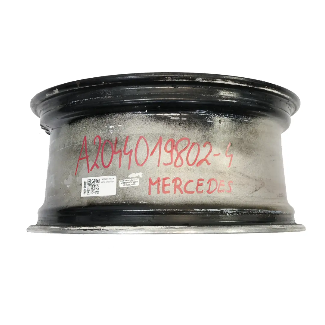 Mercedes W204 Felga Aluminiowa 7-Ramienna AMG Czarna 18" 8J - SKU A2044019802-4 - Numer Części A2044019802