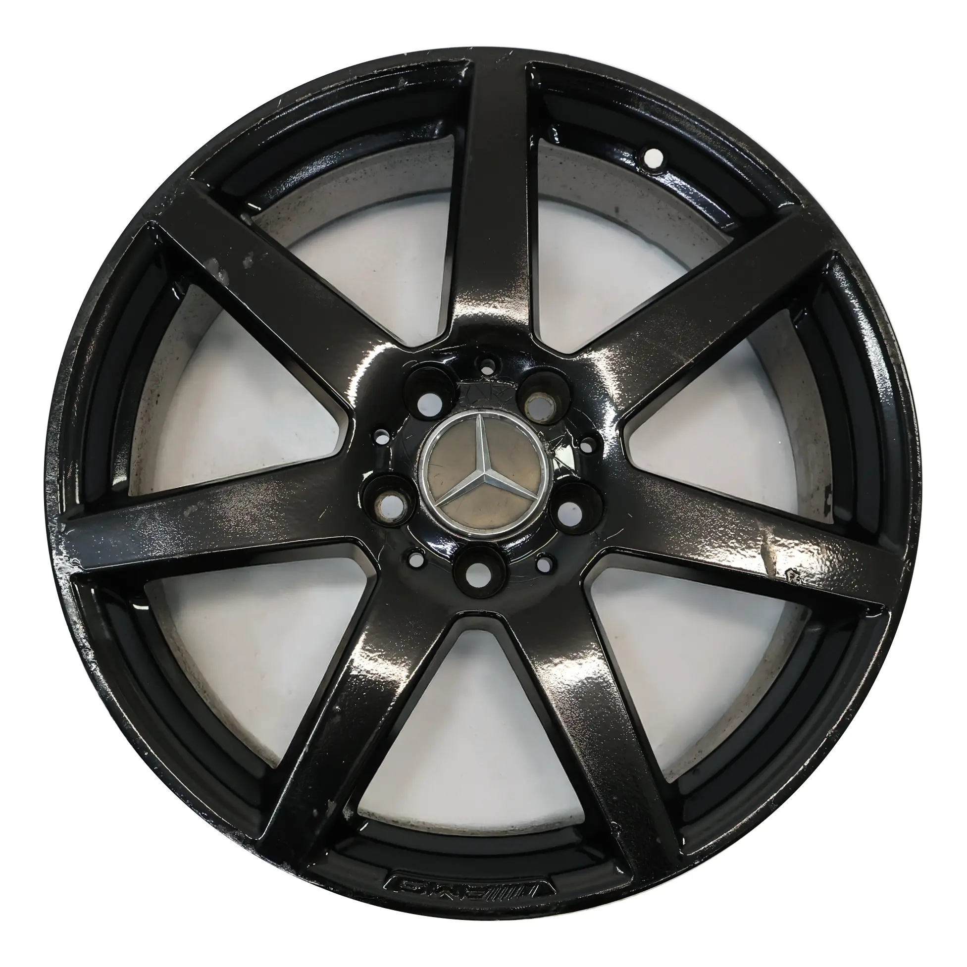 Mercedes W204 Cerchio in lega anteriore nero a 7 razze 18" 8J ET:50 A2044019802