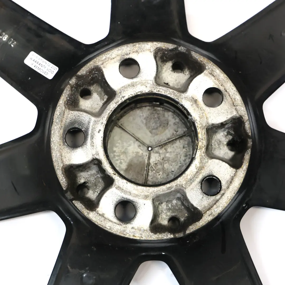 Mercedes W204 7-Spoke AMG Front Black Alloy Wheel Rim 18" 8J ET:50 - SKU A2044019802-6 - Part number A2044019802