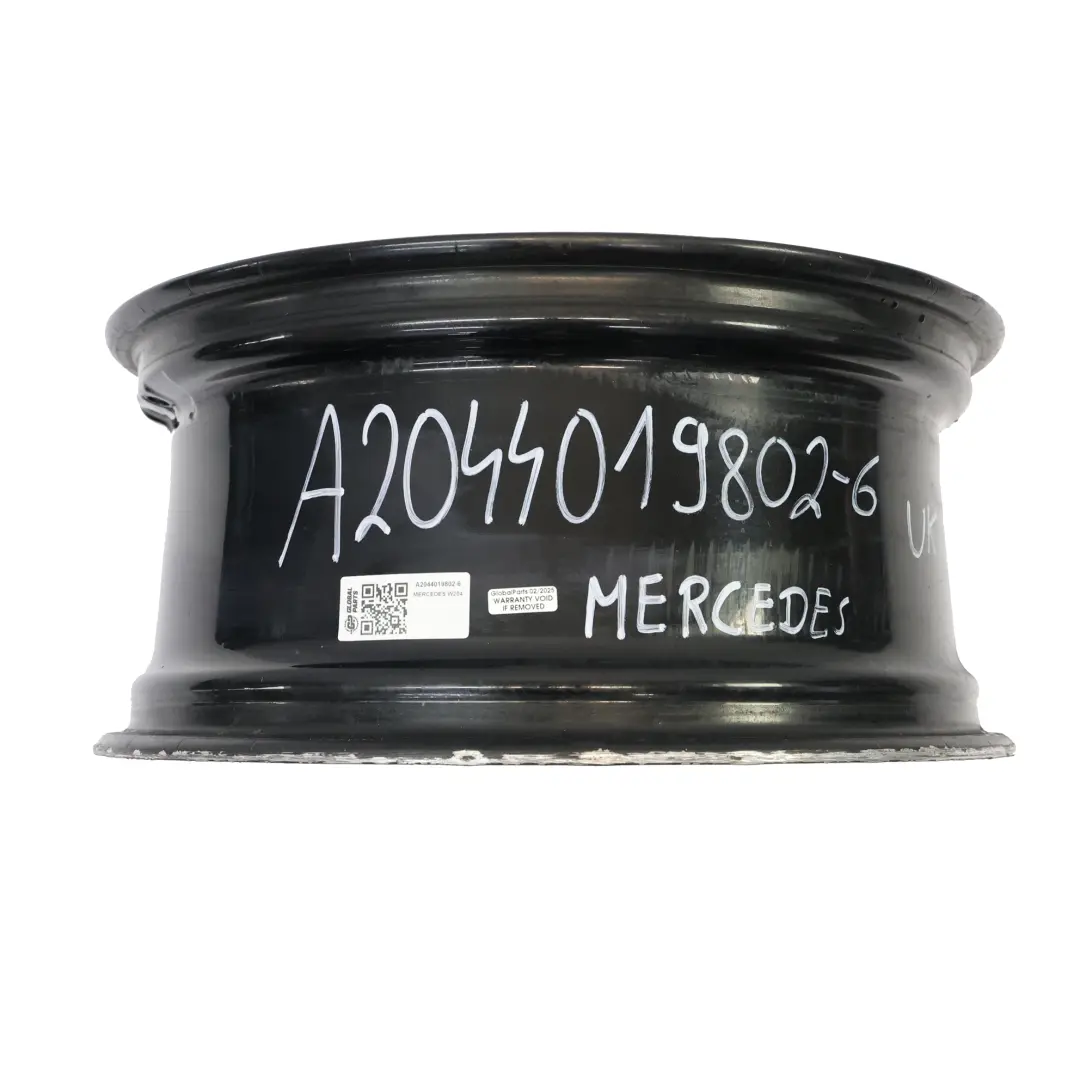 7-Spoke AMG Front Black Alloy Wheel Rim 18" 8J ET:50 to Mercedes W204 with Part number A2044019802 Mercedes W204 7-Spoke AMG Front Black Alloy Wheel Rim 18" 8J ET:50 - SKU A2044019802-6 - Part number A2044019802