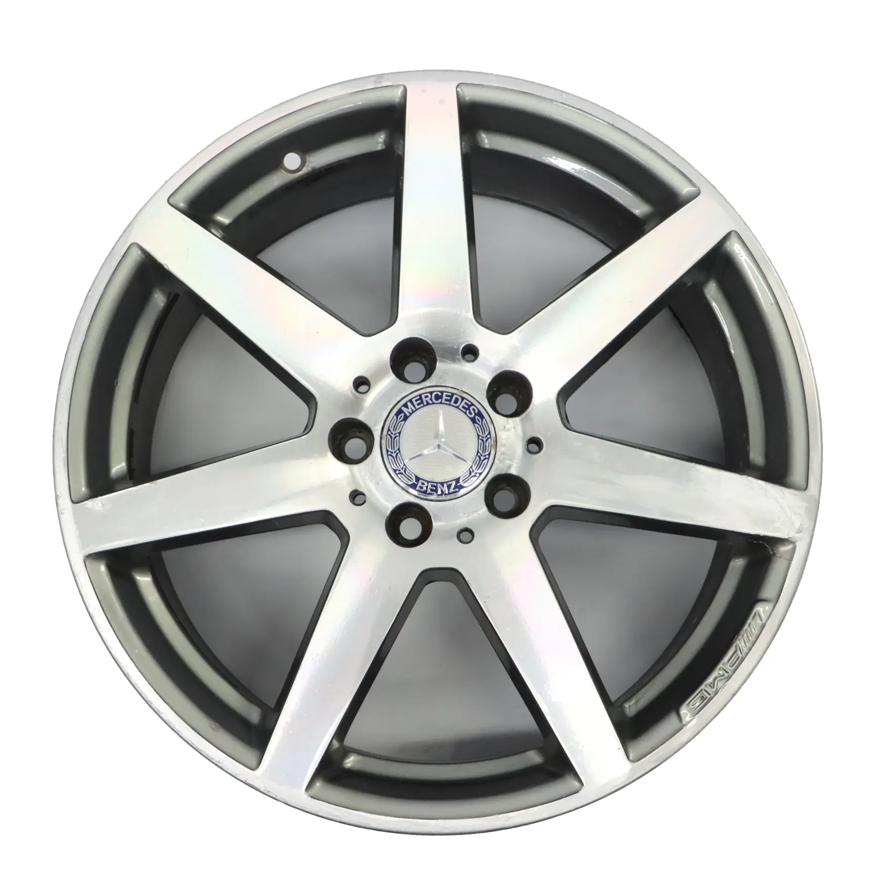 Mercedes W204 7-Spoke AMG Rear Alloy Wheel Rim 18" 8,5J ET:54 A2044019902