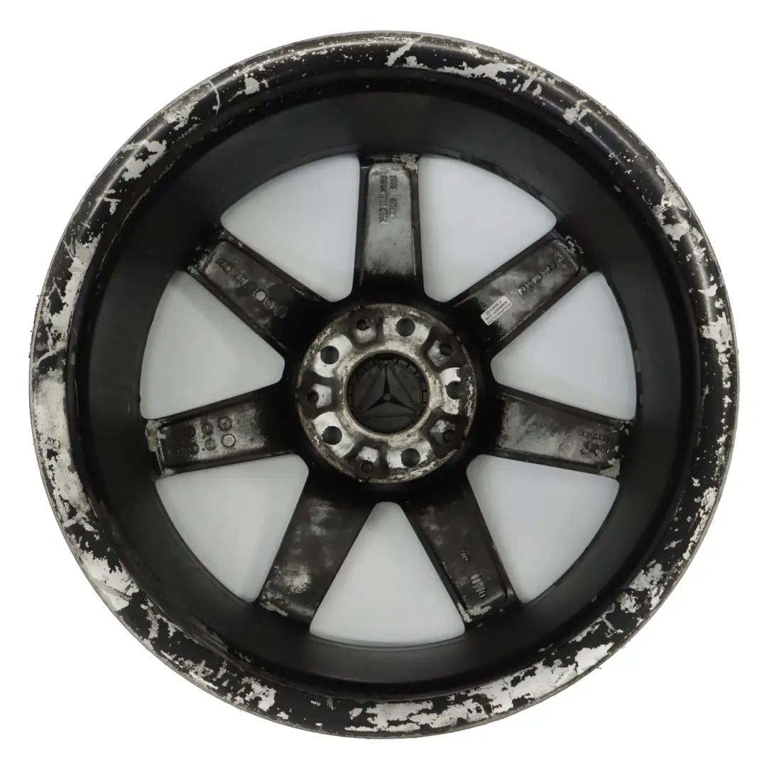 7-Spoke AMG Rear Alloy Wheel Rim 18" 8,5J ET:54 to Mercedes W204 with Part number A2044019902 Mercedes W204 7-Spoke AMG Rear Alloy Wheel Rim 18" 8,5J ET:54 - SKU A2044019902-2 - Part number A2044019902