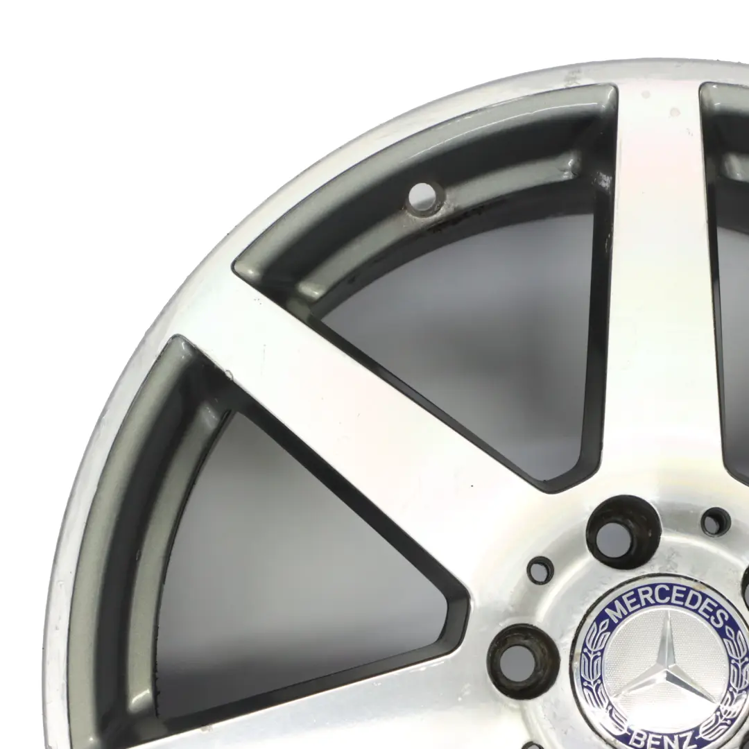 Mercedes W204 7-Spoke AMG Front Alloy Wheel Rim 18" 8,5J ET:54 - SKU A2044019902-2 - Numéro de pièce A2044019902
