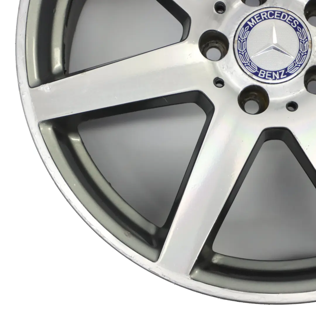 Mercedes W204 7-Spoke AMG Front Alloy Wheel Rim 18" 8,5J ET:54 - SKU A2044019902-2 - Numéro de pièce A2044019902