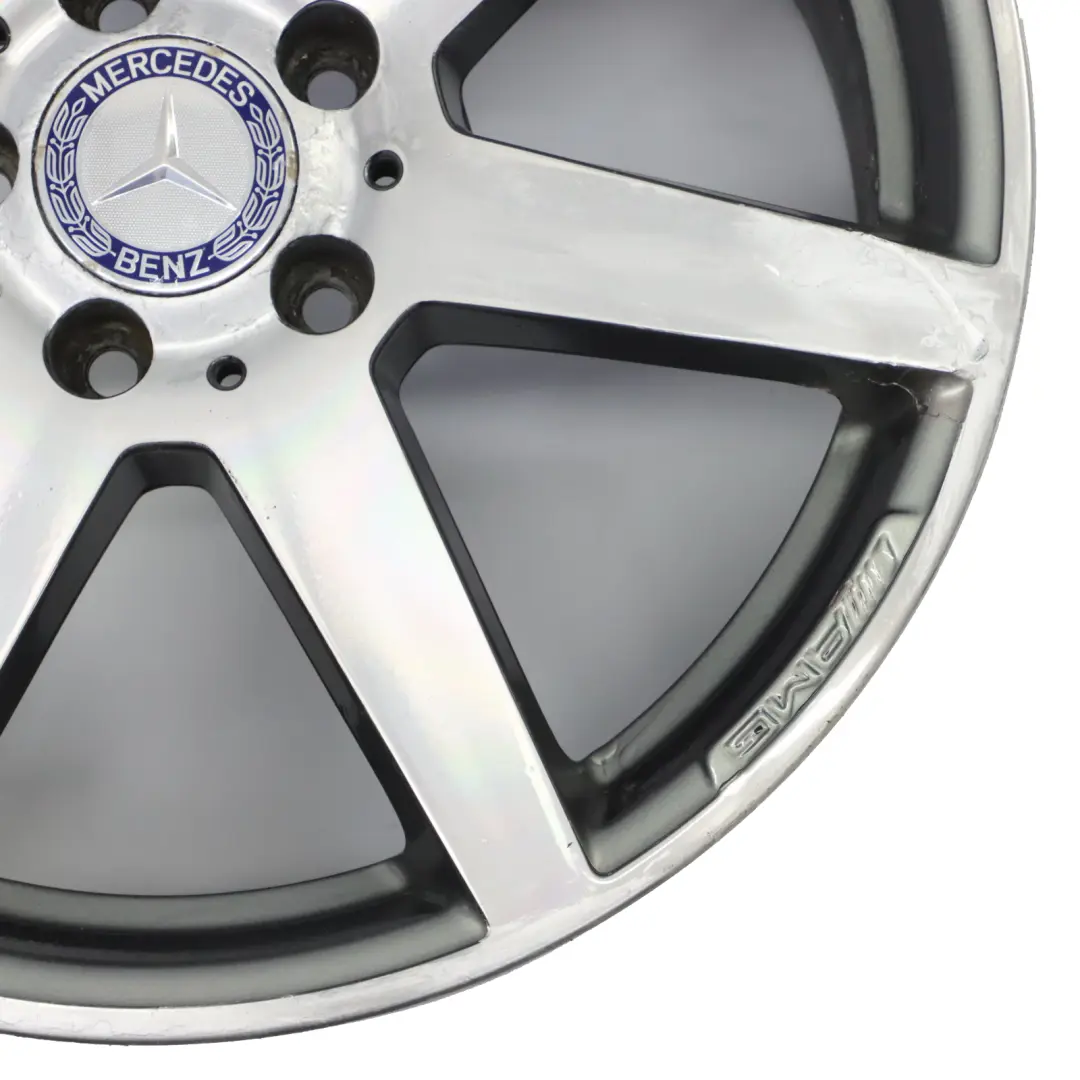 Mercedes W204 7-Spoke AMG Front Alloy Wheel Rim 18" 8,5J ET:54 - SKU A2044019902-2 - Numéro de pièce A2044019902