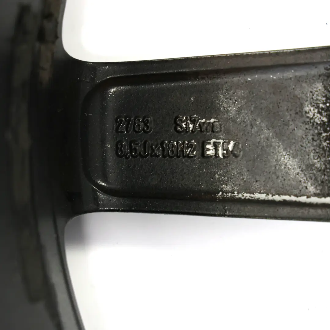 7-Spoke AMG Rear Alloy Wheel Rim 18" 8,5J ET:54 to Mercedes W204 with Part number A2044019902 Mercedes W204 7-Spoke AMG Rear Alloy Wheel Rim 18" 8,5J ET:54 - SKU A2044019902-3 - Part number A2044019902