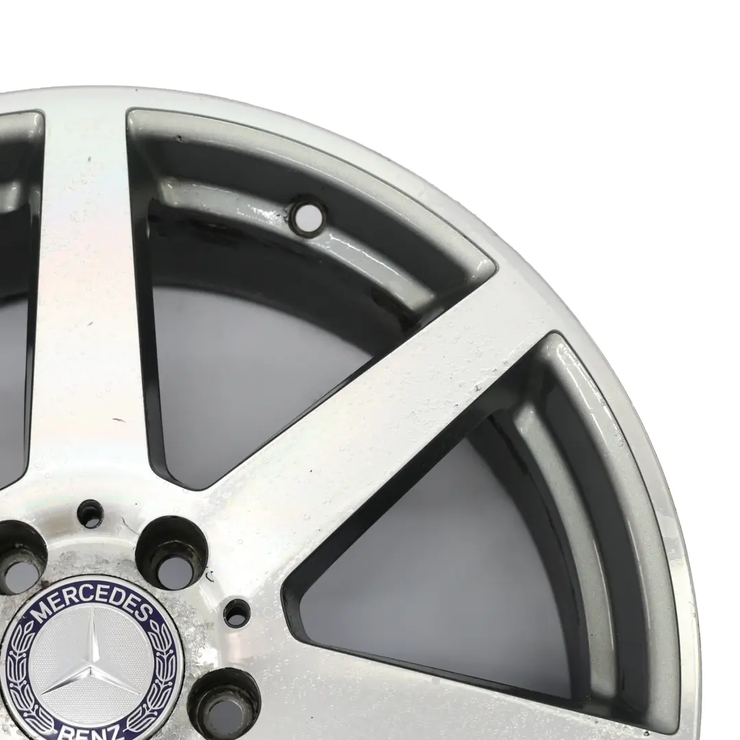 7-Spoke AMG Rear Alloy Wheel Rim 18" 8,5J ET:54 to Mercedes W204 with Part number A2044019902 Mercedes W204 7-Spoke AMG Rear Alloy Wheel Rim 18" 8,5J ET:54 - SKU A2044019902-3 - Part number A2044019902