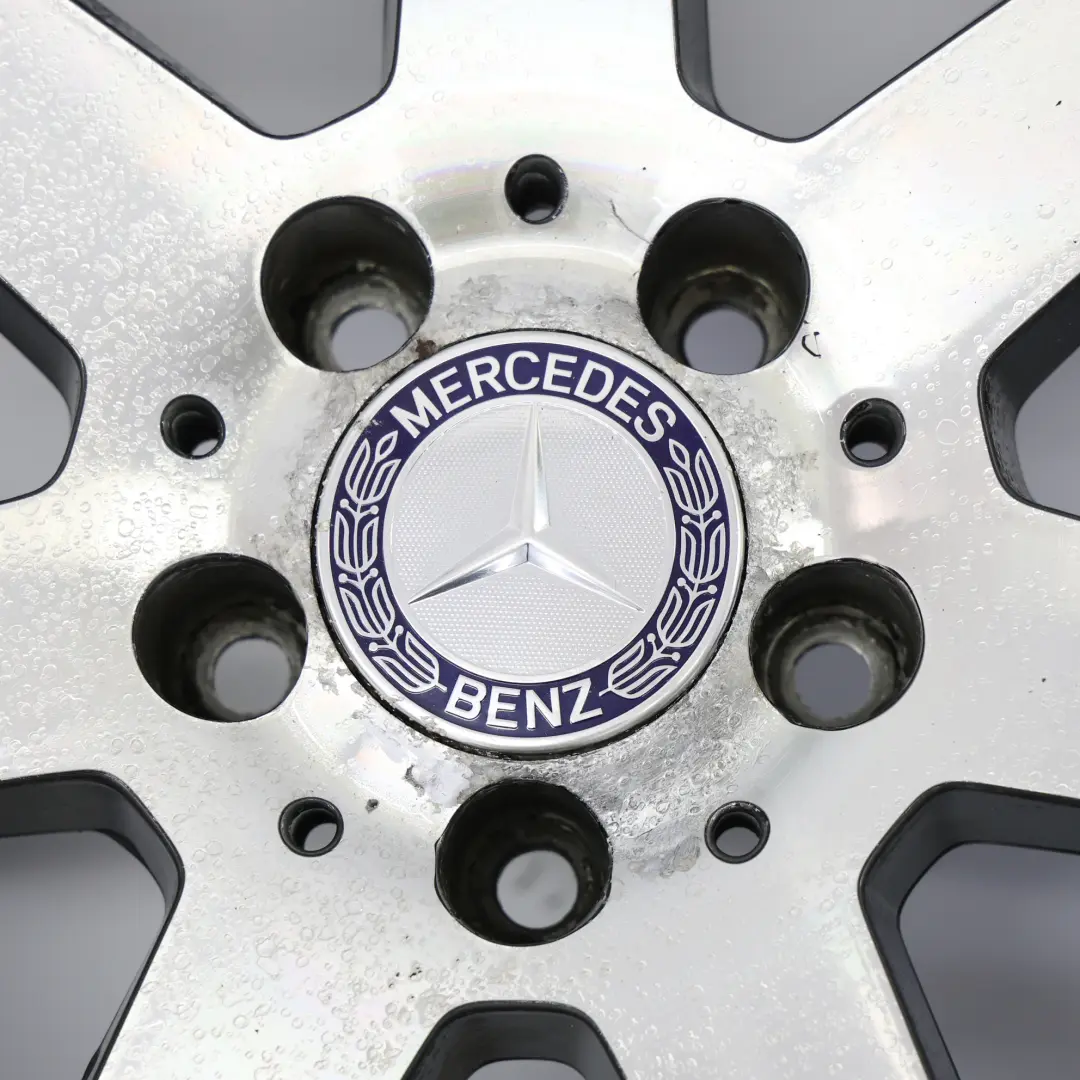 7-Spoke AMG Rear Alloy Wheel Rim 18" 8,5J ET:54 to Mercedes W204 with Part number A2044019902 Mercedes W204 7-Spoke AMG Rear Alloy Wheel Rim 18" 8,5J ET:54 - SKU A2044019902-3 - Part number A2044019902