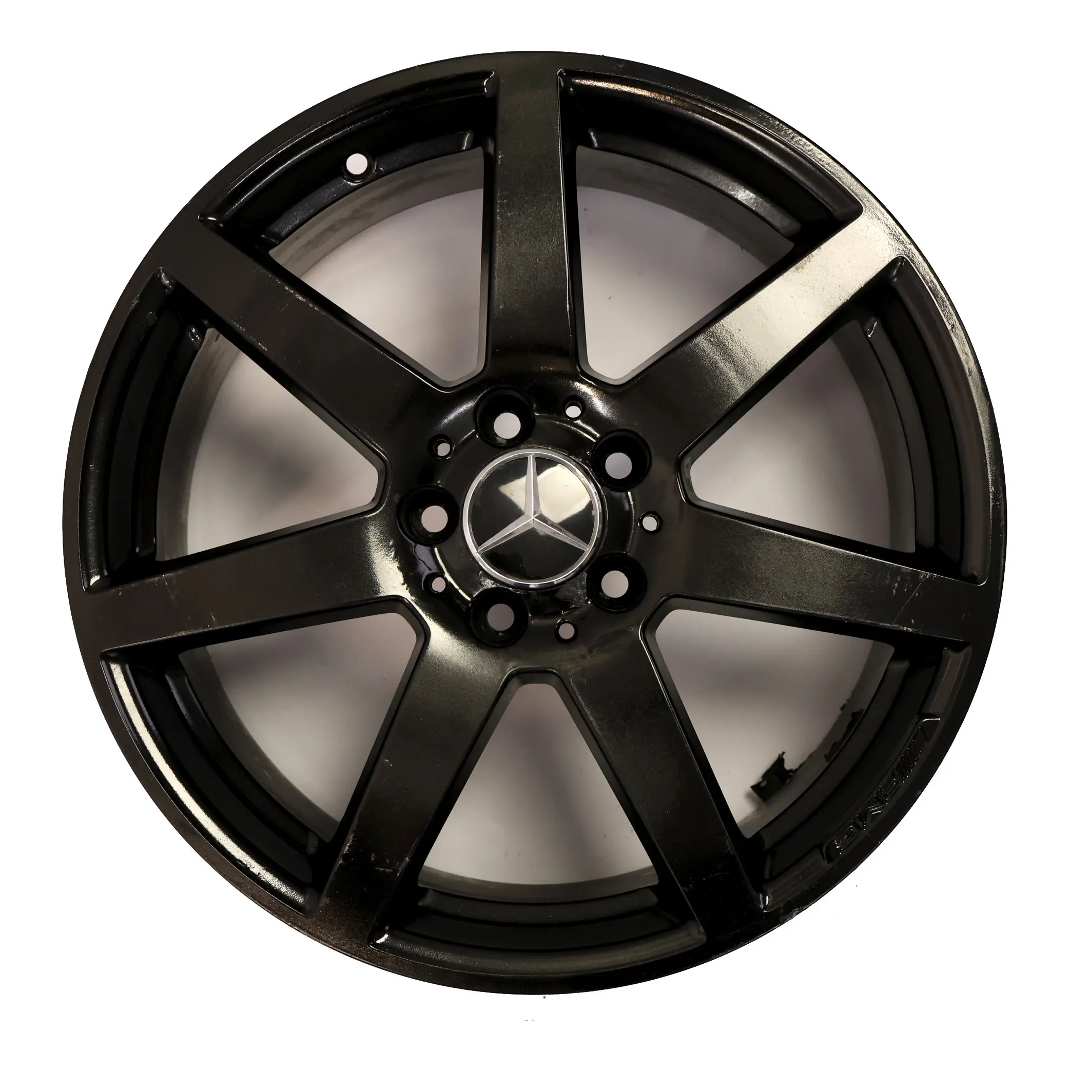 Mercedes W204 Jante alliage noir AMG 7 branches avant 18" 8,5J ET:54 A2044019902