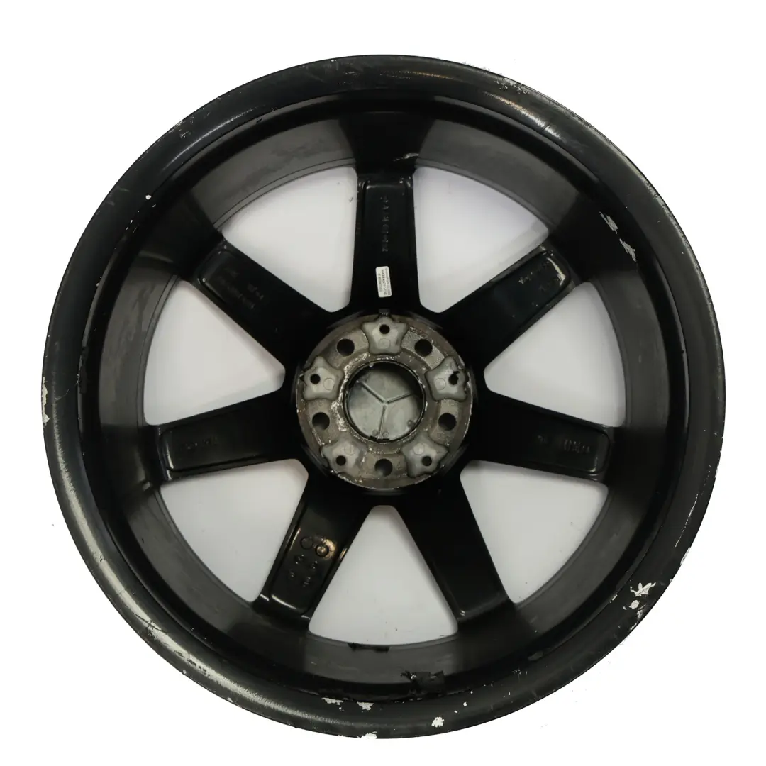 7-Spoke AMG Rear Black Alloy Wheel Rim 18" 8,5J ET:54 to Mercedes W204 with Part number A2044019902 Mercedes W204 7-Spoke AMG Rear Black Alloy Wheel Rim 18" 8,5J ET:54 - SKU A2044019902-5 - Part number A2044019902