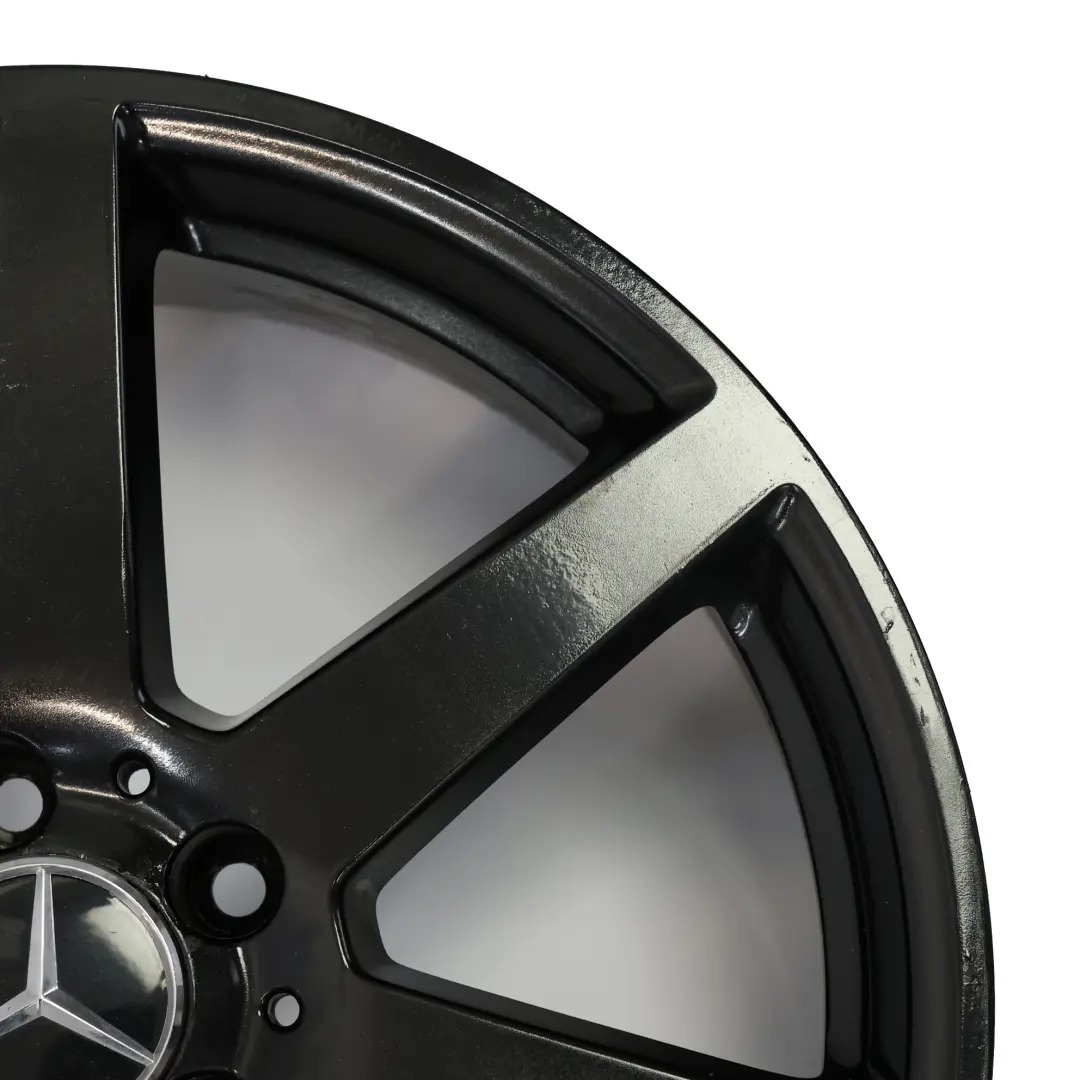 Mercedes W204 Jante alliage noir AMG 7 branches avant 18" 8,5J ET:54 - SKU A2044019902-5 - Numéro de pièce A2044019902