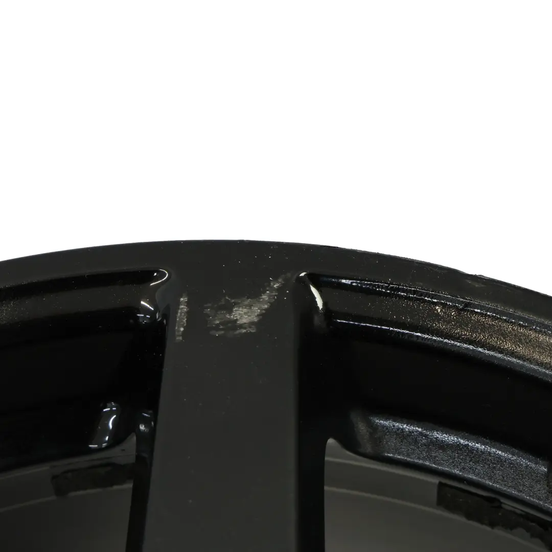 Mercedes W204 Llanta aleación delantera AMG 7 radios negra 18" 8,5J - SKU A2044019902-6 - Número de pieza A2044019902