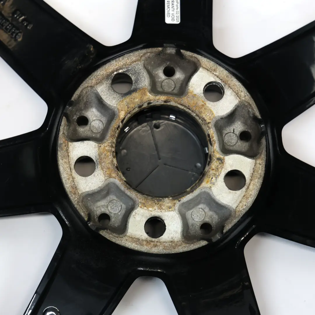 Mercedes W204 7-Spoke AMG Front Black Alloy Wheel Rim 18" 8,5J ET:54 - SKU A2044019902-7 - Part number A2044019902