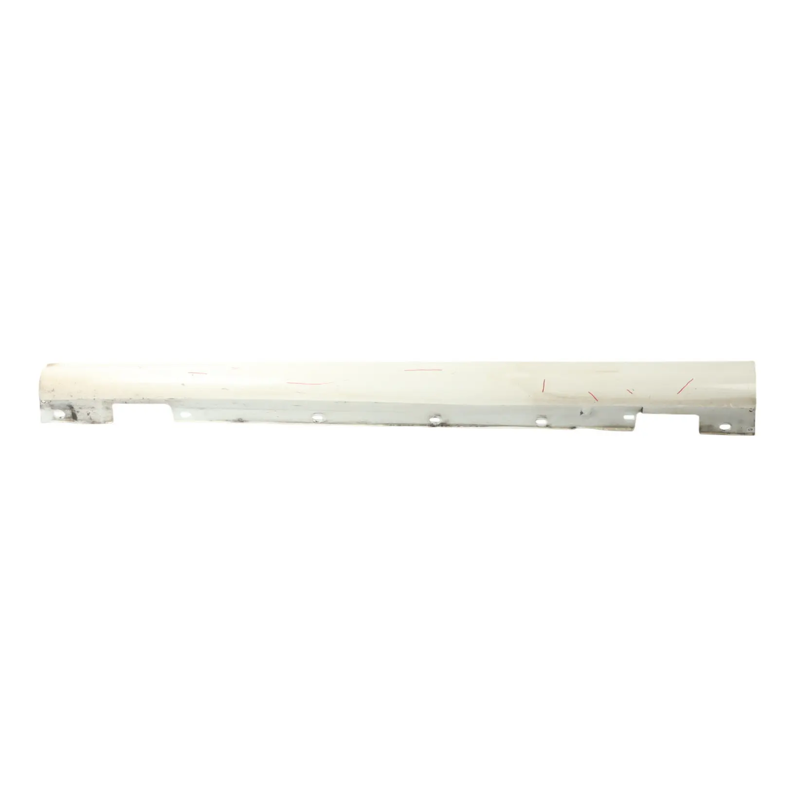 Side Skirt Mercedes C204 AMG Door Sill Cover Left N/S Calcite White - 650