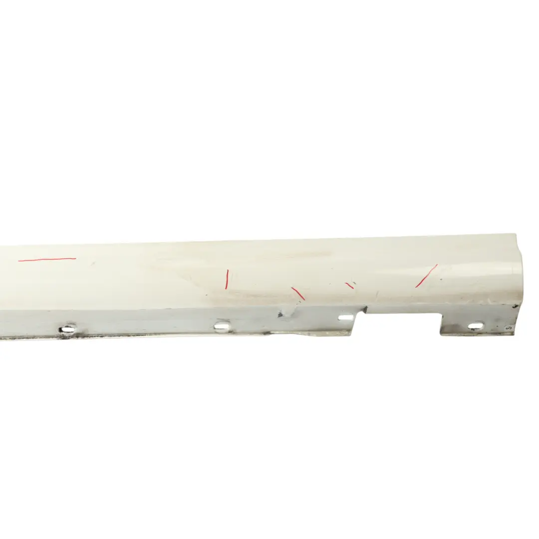 Side Skirt Mercedes C204 AMG Door Sill Cover Left N/S Calcite White - 650 to with Part number A2046982554 Side Skirt Mercedes C204 AMG Door Sill Cover Left N/S Calcite White - 650 - SKU A2046982554-CW1 - Part number A2046982554