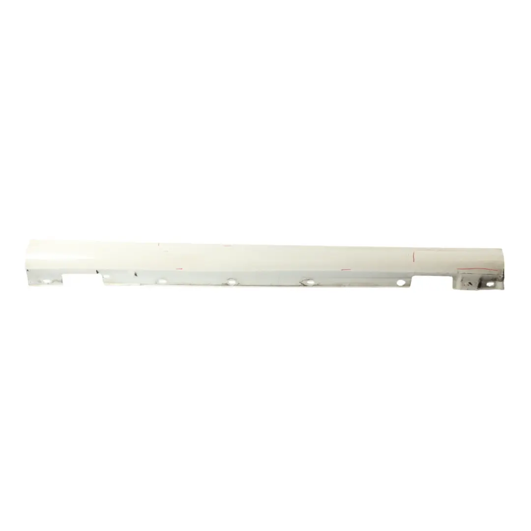  Side Skirt Mercedes C204 AMG Door Sill Cover Right O/S Calcite White - 650 - SKU A2046982654-CW - Part number A2046982654